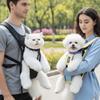 Canvas Dog Carrier Backpacks Adjustable Strap Cat Carrying Bag Pet Front Backpacks  Four Seasons