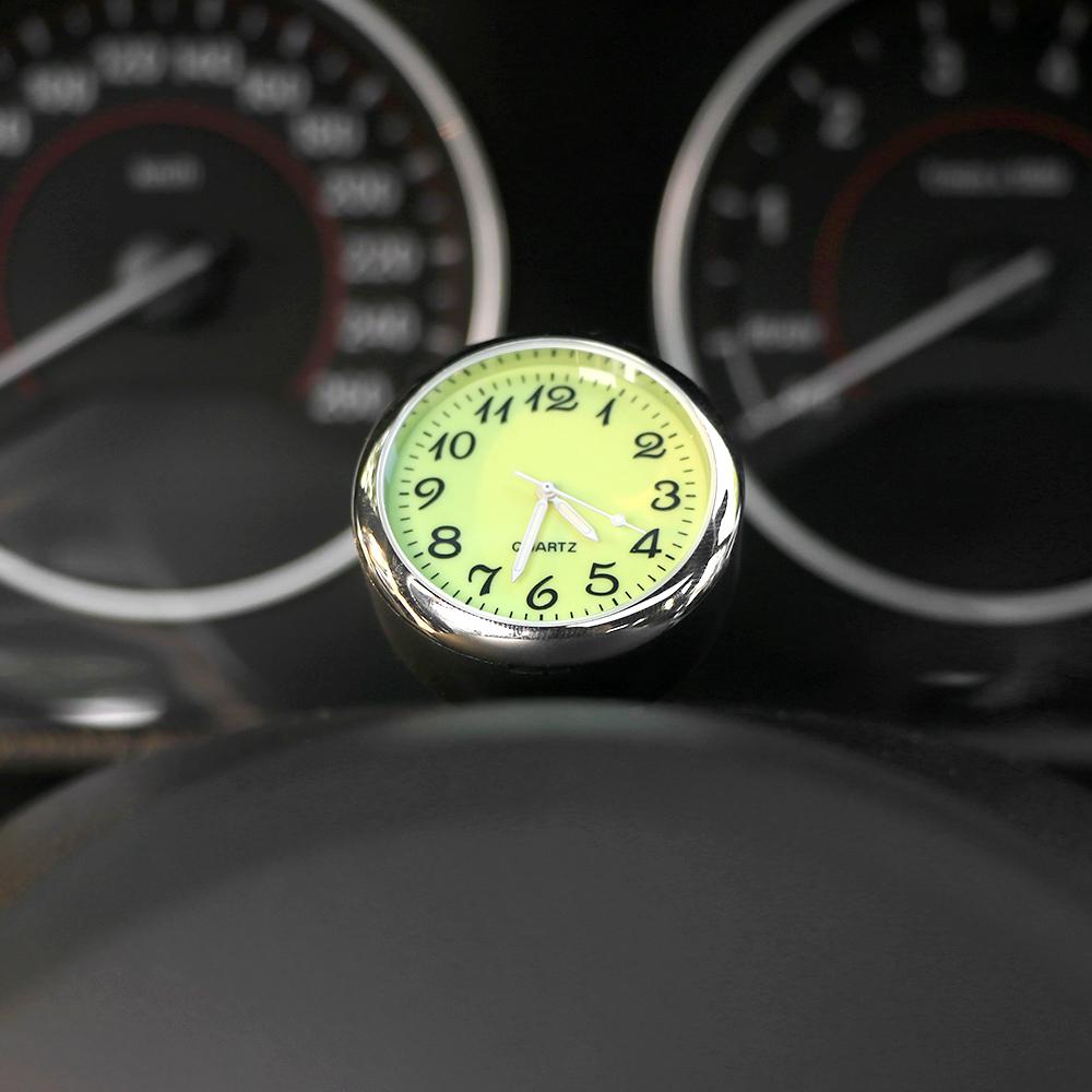 Luminous Clock Thermometer Hygrometer Automobile Car Dashboard Decoration Ornaments Automotive Watch Car Styling Accessories