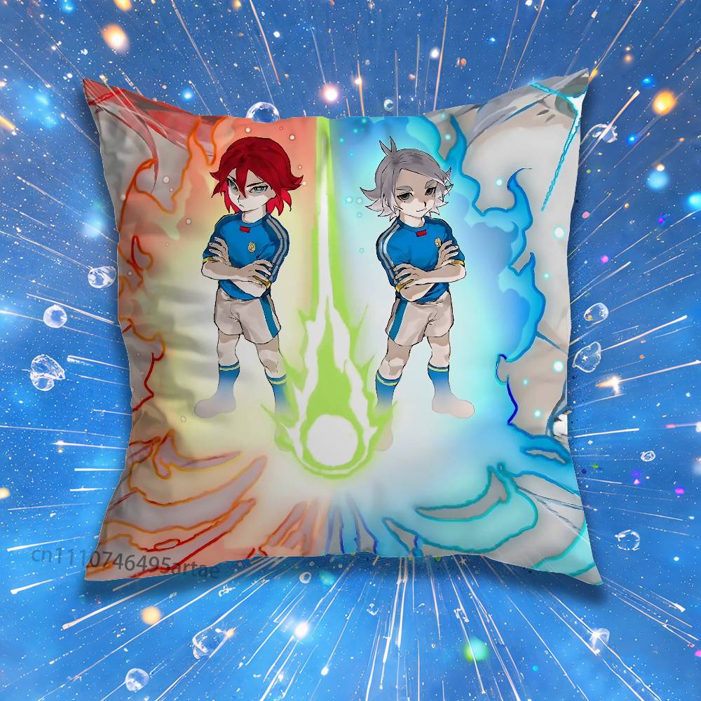Sports Anime Captain Tsubasa Pillow Case Living Room Sofa Cushion Cover Suitable For Home Bedroom Room Decoration