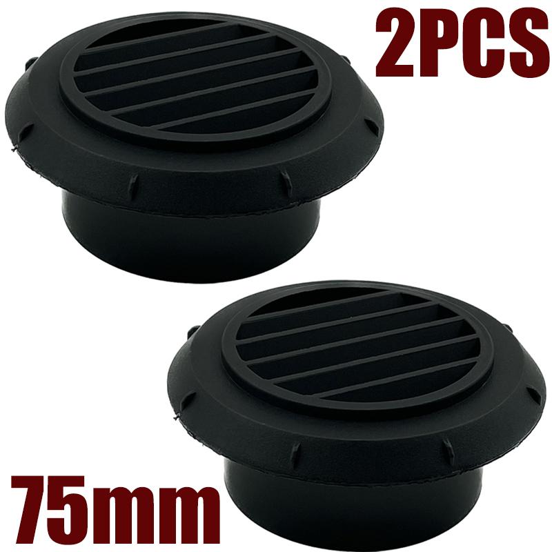 1/2/4/6X 75mm/2.95inch Warm Air Conditioner Vent Outlet Rotatable Round For Car Truck VAN Bus RV Camper Diesel Parking Heater
