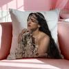 Singer R-Rosalia Cushion Cover Breathable Linen Pillowcase Summer Odorless Eco-Friendly Invisible Zipper Washable