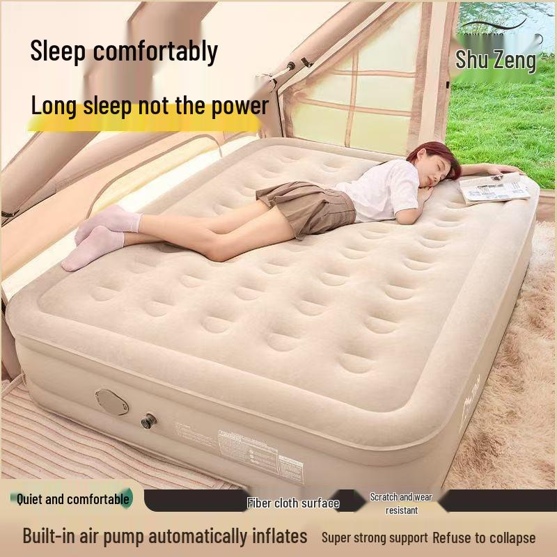 Portable Self-Inflating Camping Mat: Thickened Air Mattress for Outdoor Use.