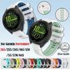 Correa de Silicona para Reloj de 18 mm, 20 mm, 22 mm para Garmin Forerunner 265, 255, 245, 165, 55, Correa con Hebilla de Acero Inoxidable para Garmin Vivoactive