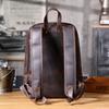 Sivok Retro Men's Genuine Leather Cowhide Laptop Backpack