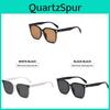 Vintage Square Sunglasses With Uv400 Protection For Fashionable Outdoor Travel