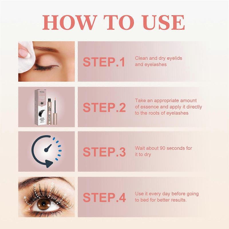 Flash Serum för Ögonfransar Stärker Ögonfransböj Förlänger Ögonfransar Djupgående Närande Ögonfransförbättringstillbehör