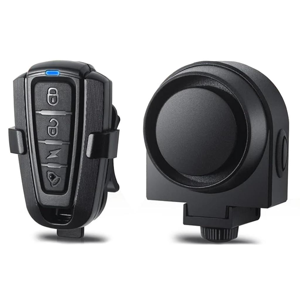 GAOHOU 115dB Security Alarm with 3 Volume Levels and 7 Sensitivity Easy and Loud Sound for and and Road Gang Prevention Bicycle/Motorcycle Anti-Theft
