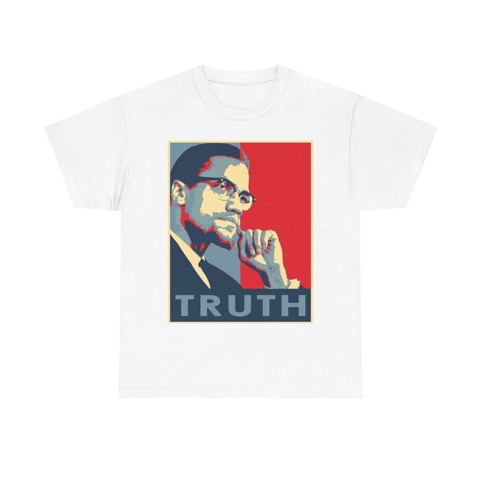 Men s and Women s T-shirts Malcom X Poster XXXXL