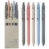 Sencoo Blue Gel Quick Dry Ink Fine Retractable Rollerball Smooth Writing Cute Pens for Gift Pens Pens, Pens, 5-Pack, Point, Pen, 0.5mm, Pens, School,