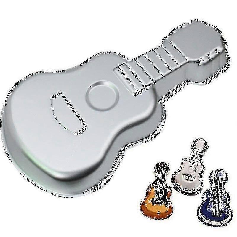 3d Aluminum Cake Pan Diy Guitar Shape Baking Mold Birthday Cake Mold Kitchen Supplies Coworker Gifts