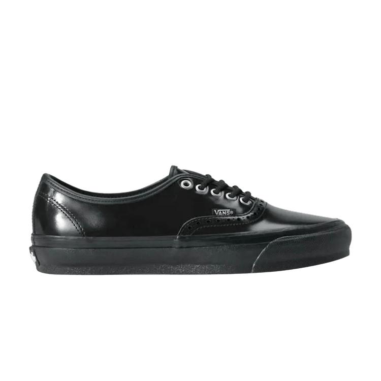 Vans Authentic 44 Siped Vibram Gloss Leather Brogue Black Unisex Sneakers VN000V33BKA 41