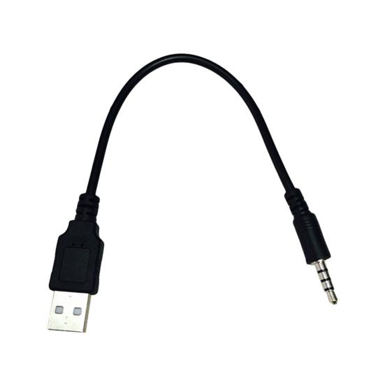 3.5mm Male to USB AUX Jack Audio Cable Charge Adapter Cord Wire for Car MP3