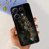 For Infinix Note 30i Case X6716 Stylish Cat Flowers Painted Cover Soft Silicone Phone Case For Infinix Note 30 Pro Note30 Bumper