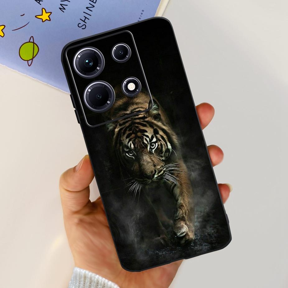 For Infinix Note 30i Case X6716 Stylish Cat Flowers Painted Cover Soft Silicone Phone Case For Infinix Note 30 Pro Note30 Bumper