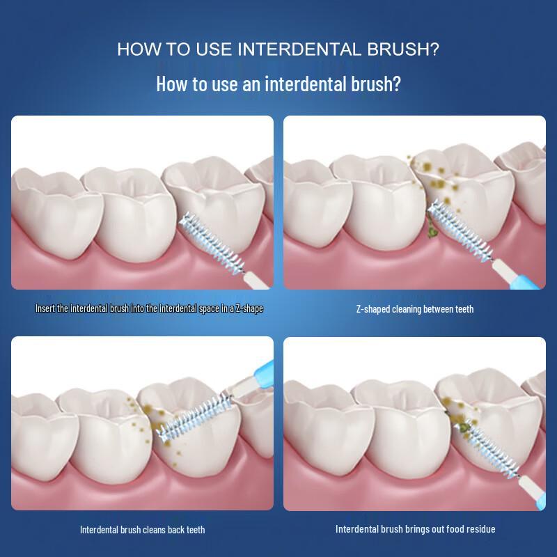 FAWNMUM I-Shaped Interdental Brush