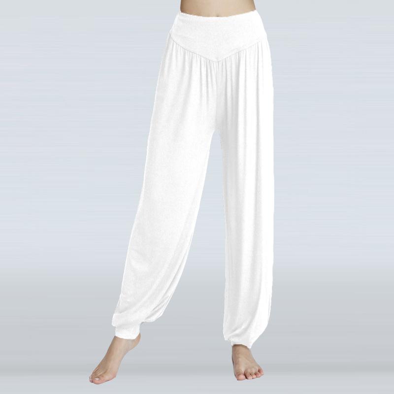Womens Elastic Loose Casual Cotton Soft Yoga Sports Dance Pants Elegant Pants Woman Women Pants High Waist Clothing Female