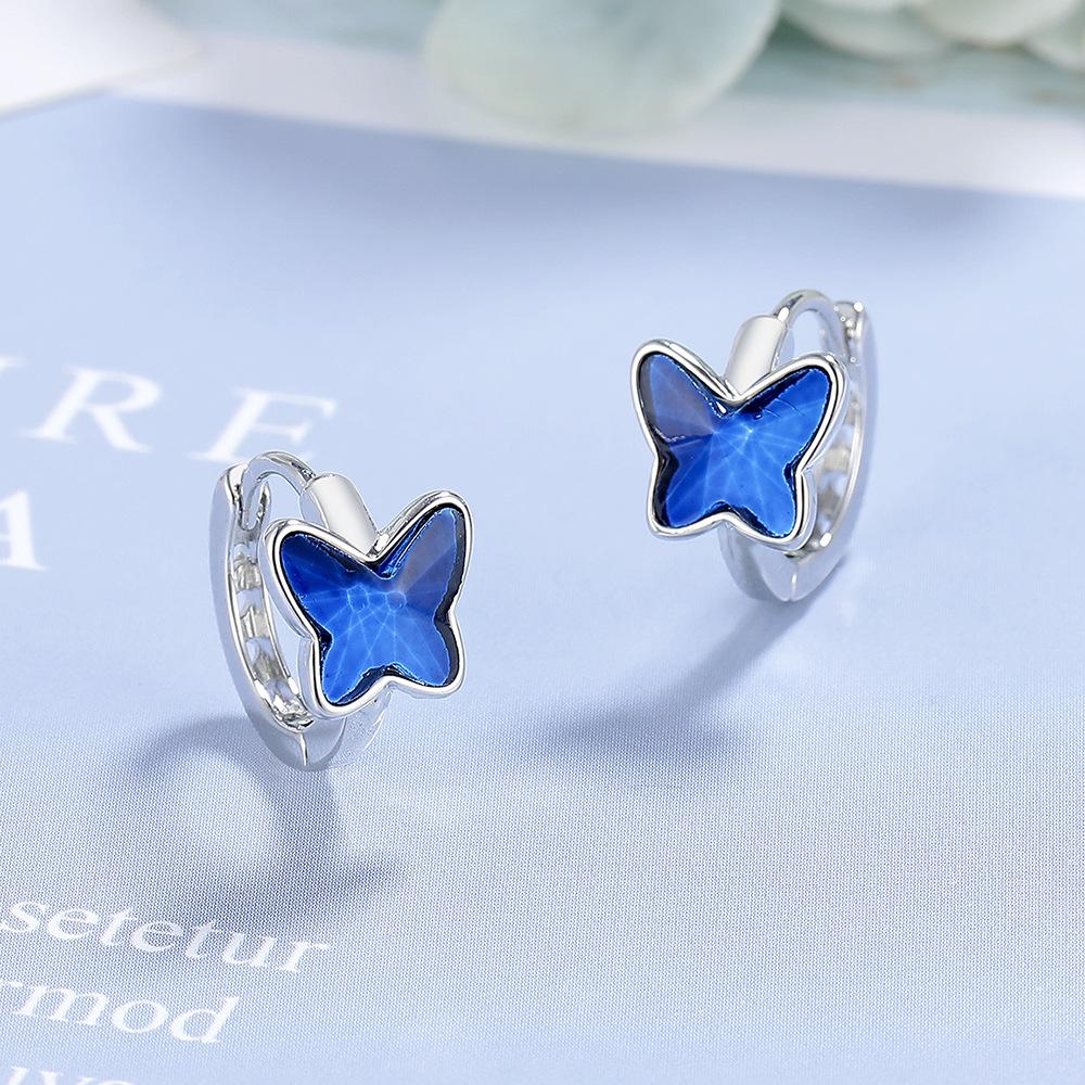 Butterfly Earrings Women'S Jewelry Niche Temperament Ear Buckle Accessories