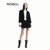 MO&Co. Women's 2024 Autumn Wool Blend New Chinese Style H-Line Blazer