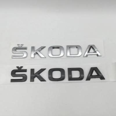 BASP7 1pcs 3D ABS High Quality Silver/black for Car Letter Emblem Rear Tail Trunk Decals Badge Sticker Decal Styling For