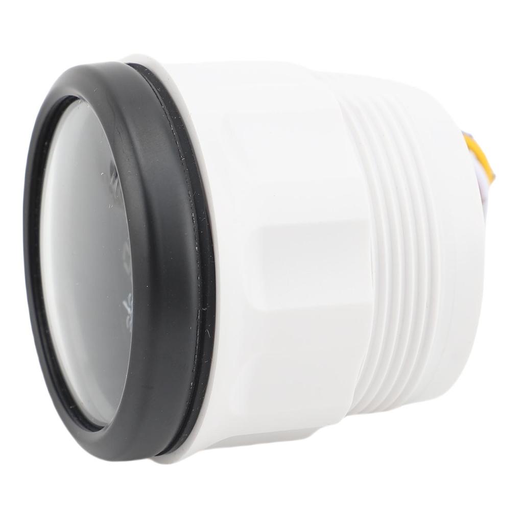 Boat Water Temp Oil Pressure Voltmeter 52mm Digital Display Multifunctional IP67 Water Proof Triple Gage Set Black Base