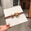 Simple Light Luxury Bear Hair Band Cartoon Hair Rope Girls Tie Hair Rubber Band Headrope Women'S Hair Accessories