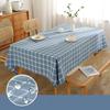 Checkered Table Cloth for Household Waterproof and Oil Resistant Dining Table Cloth Rectangular Durable and Easy To Maintain