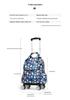 Detachable Rod Bag with Universal Wheels: Multi-functional, Portable, Folding Short-Trip and Shopping Handbag