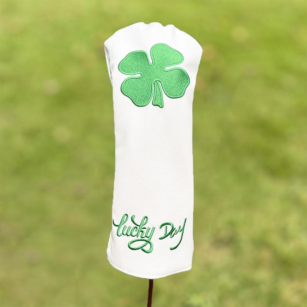 Global 1 Wood Golfing Club Headcover Successful Quadrifoil Trifolium Pattern Permanent Against Scratch Water Resistant Simple