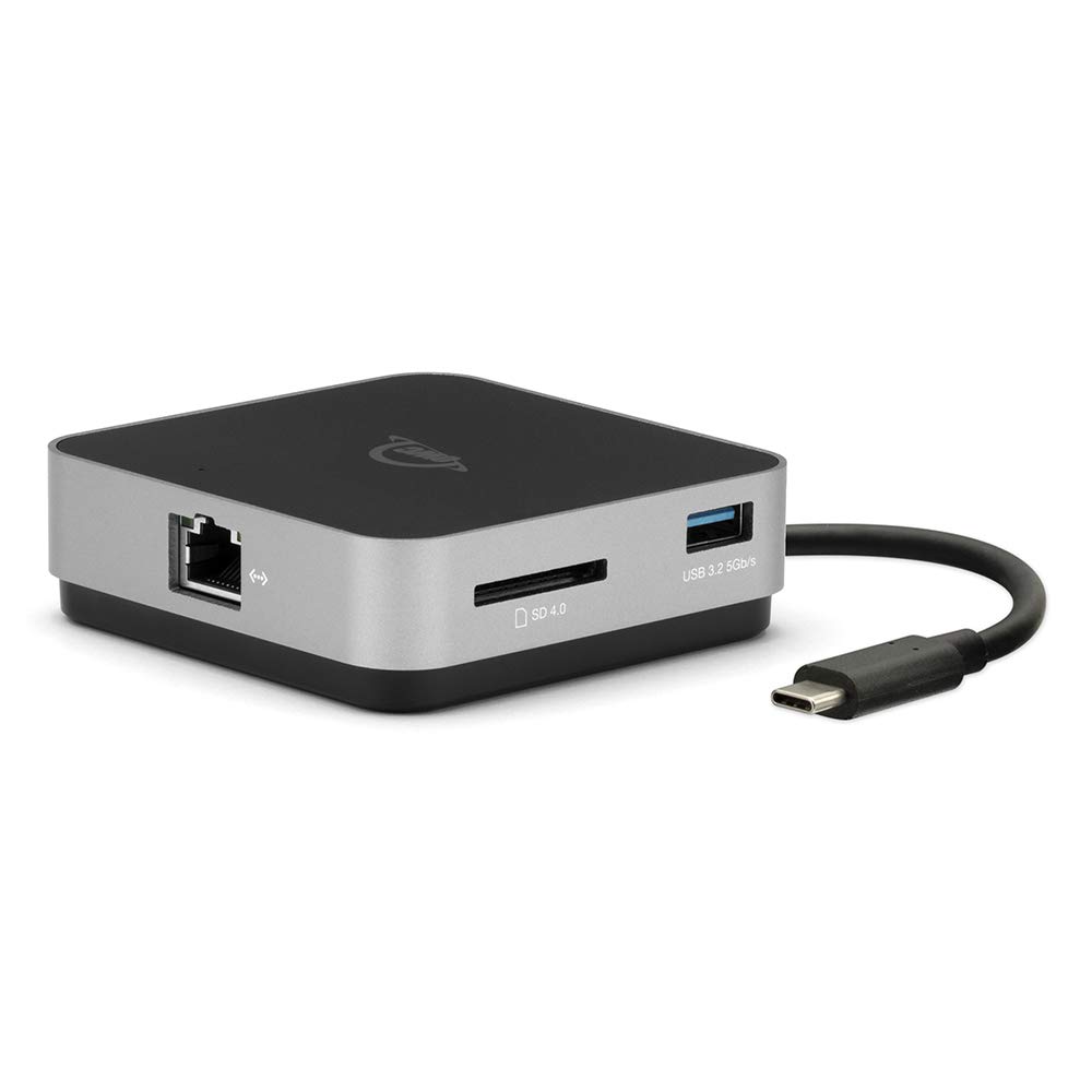 

OWC TRAVEL DOCK E Док-станция для путешествий USB 3 x 2 HDMI SD-картридер Gigabit Ethernet 6 портов расширения 4K 100 Вт [] USB-C (OWC USB-C E) Тип-A / 2.0 / / / USB-C