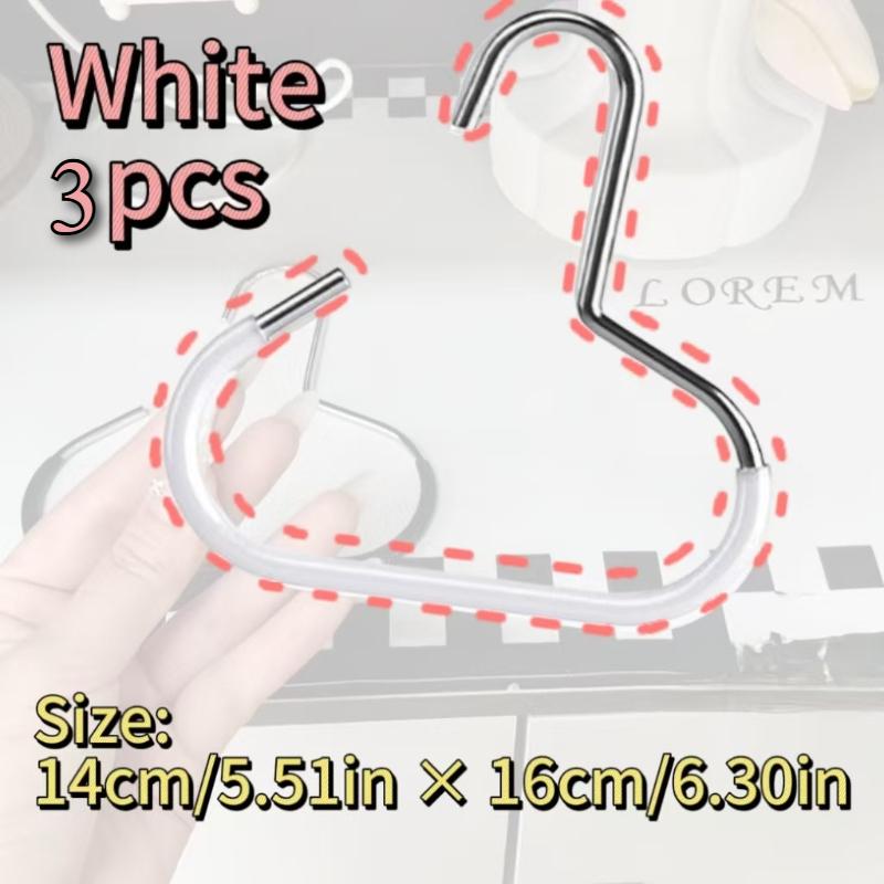 1-20Pcs Circle Ring Hat Hanger Versatile Manganese Steel Round Hook - Perfect for Hats,Ties,Scarves & Bags,Strong Load-Bearing