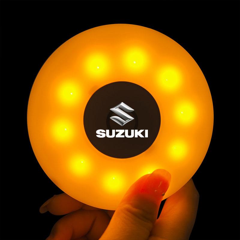 Magnet Base Ceiling Car LED Touch Light Car Interior Lighting Reading Light for Suzuki Jimny Samurai S-Cross GW250 Swift XL-7 ALTO IGNIS Accessories