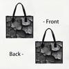 Crack Print Tote Bag Fashion Casual Large Capacity Women's Daily Commuting Shopping Shoulder Handbag