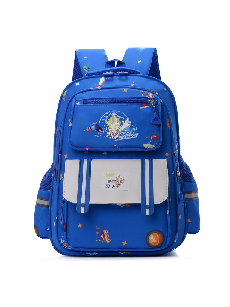 Stylish Cartoon Pattern Large Capacity School Backpack For 3-6 Grade Students