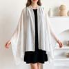 Women Lightweight Sheer Scarf Wrap with Decorative Rhinestone Detailing Long Rectangle Soft Chiffon Shawl for All Seasons