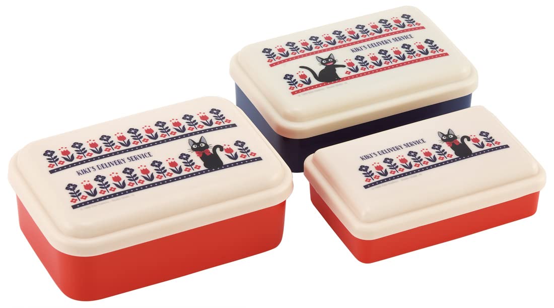 

Skater Antibacterial Sealable Storage Set of Delivery Service Modern Studio Ghibli Made in Containers, 3, Kiki s Design, Japan, SLUS3AG-A