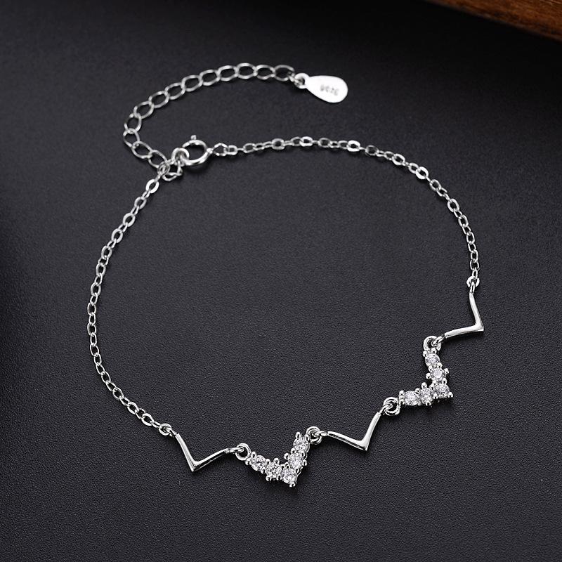 Personalized Retro Box Chain Bracelet - Elegant Silver, Versatile Japanese-Korean Inspired Couple's Jewelry for Women
