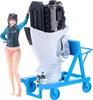 Max Factory PLAMAX MF 97 minimum factory Minori with Honda BF350 outboard motor Grand Prix White scale assembly plastic model kit 1/20
