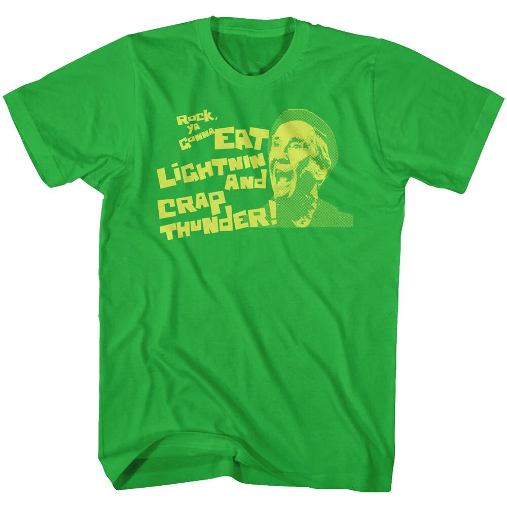 Rocky Movie Rock Ya Gonna Eat Lightnin And Crap Thunder Men s T Shirt S