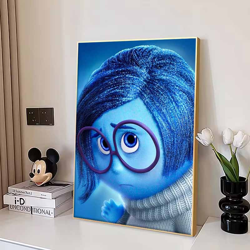 Disney Diamond PaintingA Heartwarming Journey of Melancholy Cute DIY Rhinestone Mosaic Cross Stitch Kit Embroidery Gift, Home Decor