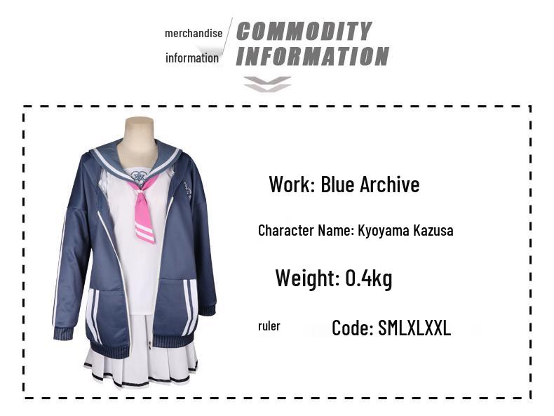 Blue Archive Anime Cosplay Costume Set for Men and Women - Role-Playing & Halloween
