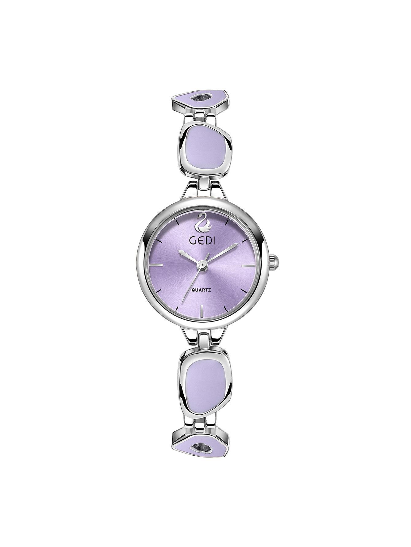 

Versatile Fashionable Women Watch Women Hand Style Women Light Luxury Niche Small Exquisite Simple High End Regular Quartz Watch фіолетовий