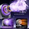 100-Speed USB Rechargeable Desktop/Wall Fan with Digital Display, Turbo Air Circulator for Home/Office Cooling