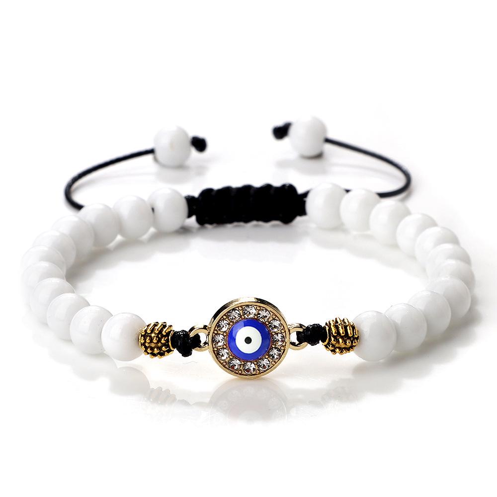 Handmade Ethnic-Style Demon Eye Beaded Bracelet