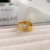 Retro Marquise Zircon Multi-Ring Spiral for Women's Index Finger