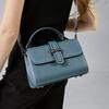 Small Bag Women's First Layer Cowhide Messenger Bag Women's Bag Versatile Shoulder Bag Portable Small Square Bag