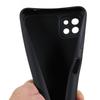 For Samsung Galaxy A22 5G (EU Version) Fiber Lining Rubberized TPU Cover Drop Resistant Phone Case
