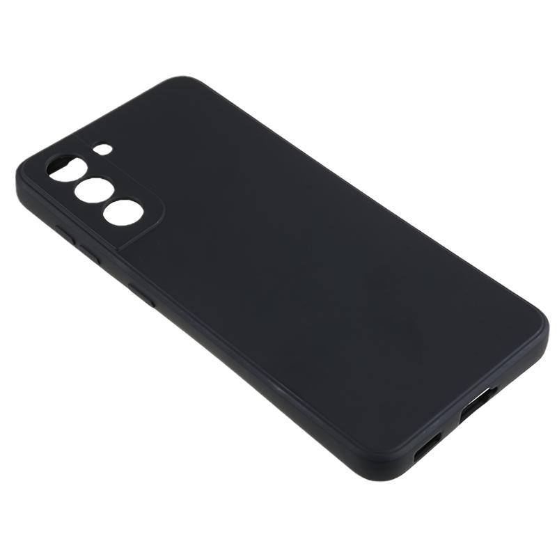 For Samsung Galaxy S21 4G/5G Back Shell TPU Case Fiber Lining Rubberized Cell Phone Cover