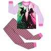 Children's Fashion Suit Skirt Round Neck Long Sleeve Top Pants