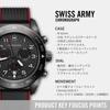 Victorinox SWISS ARMY Chronograph Analog Quartz Black Red Rubber Stainless Steel Case Interchangeable Brand Gift Water-Resistant Men's Watch, Dial,