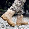 New men's combat boots tactical boots high-top outdoor brown desert combat boots